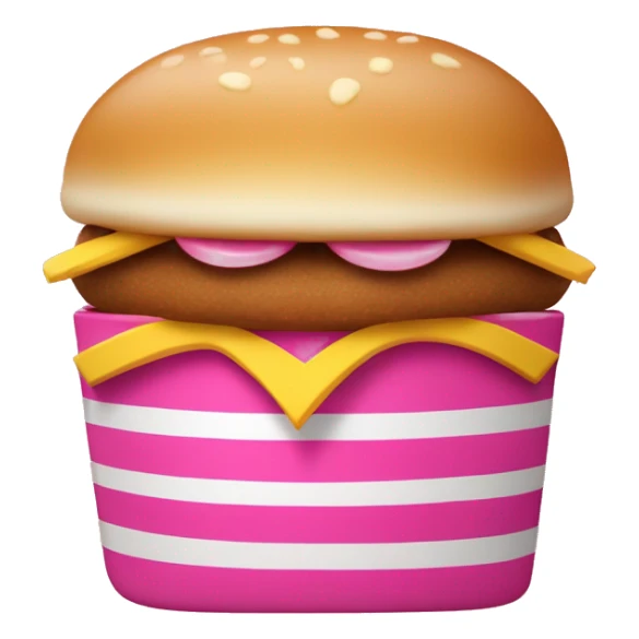 Cute pink McDonald’s meal sticker