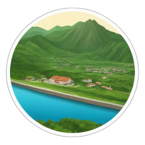 Represa san francisco Colombia sticker