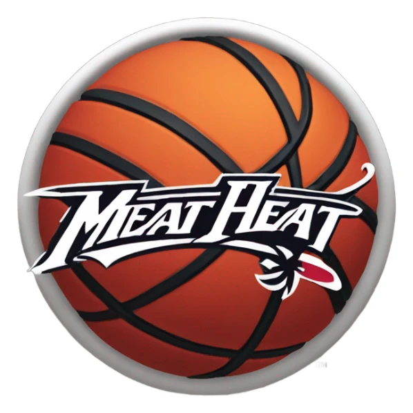 Miami Heat Basketball Logo sticker