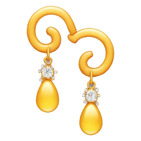 Ear With lots of earrings sticker