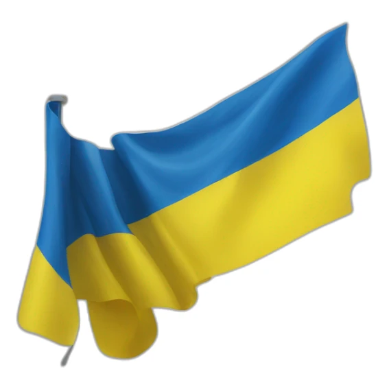 deny sign with ukraine flag sticker