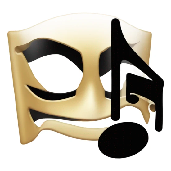 Musical theatre emoji sticker