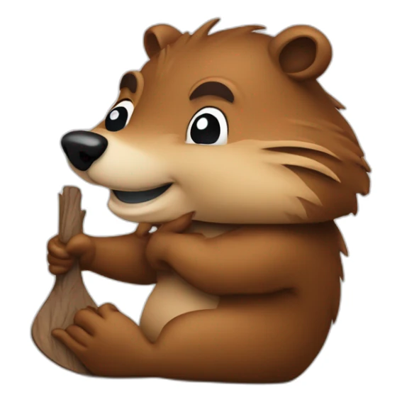 Woodstake logo 2020 bany the beaver mascot sticker