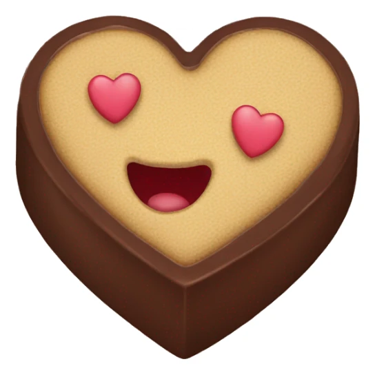 Heart box of chocolate sticker