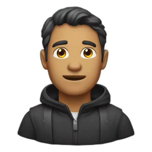 homme chauve etonné  sticker