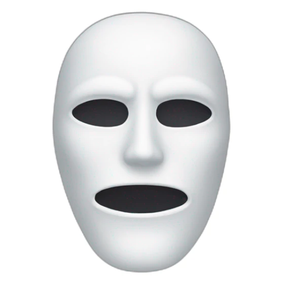 phantom mask sticker