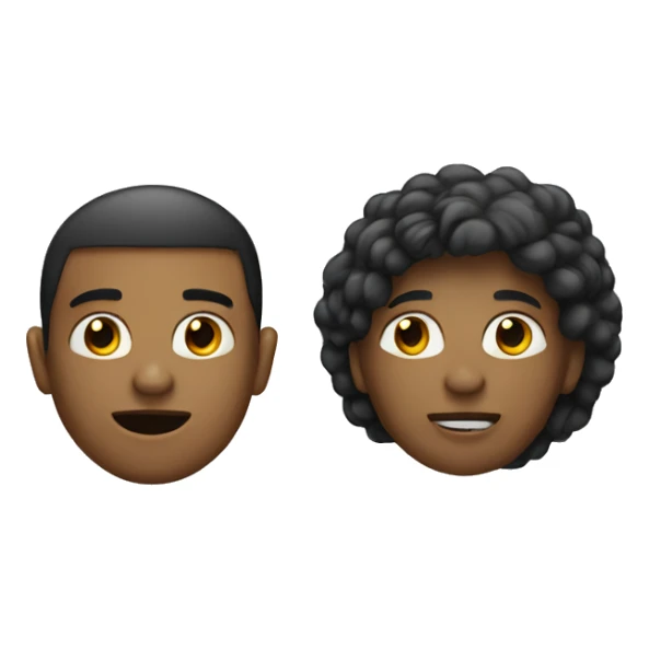 two people. one we trust and one we don't trust sticker