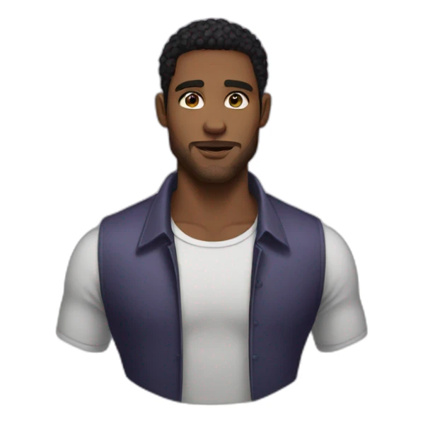 violet eyes handsome man sticker