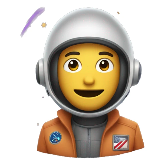 persona flotando en el espacio con un signo de pregunta sticker