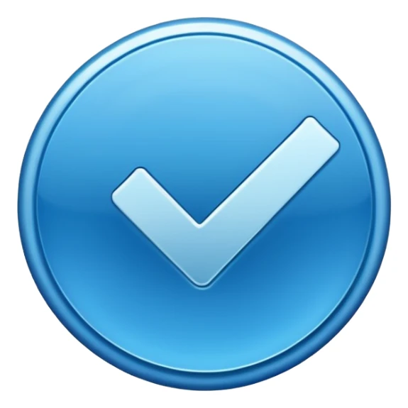 Make a emoji of official Instagram verified Blue tick  sticker