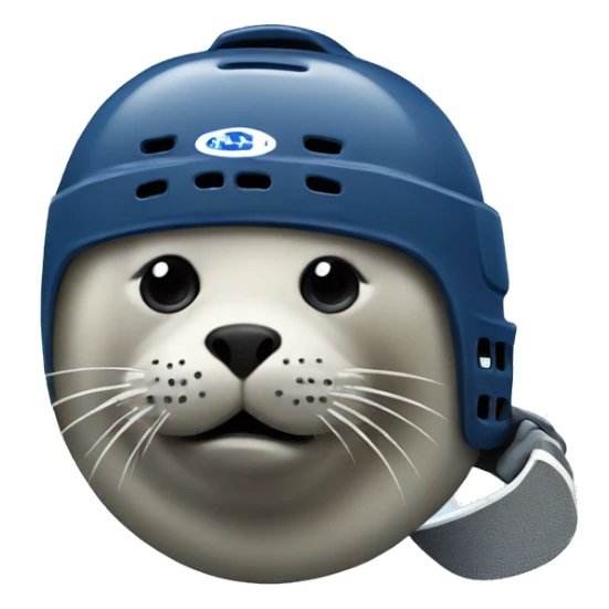 seal with hockey helmet sticker