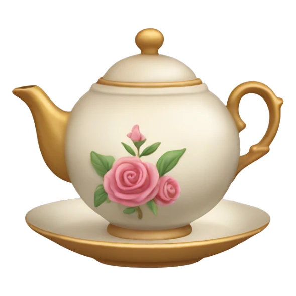 Bridgerton Inspired Emoji : Tea Set – A delicate teacup or teapot, for the countless tea scenes and gossip sessions. sticker