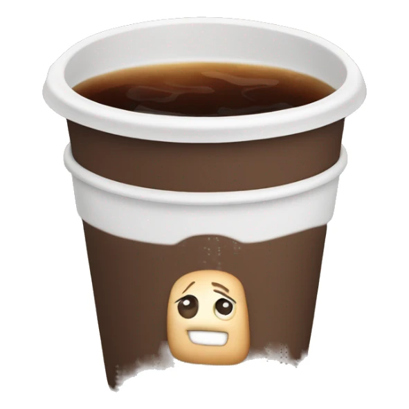 iced americano in a caribou cup sticker