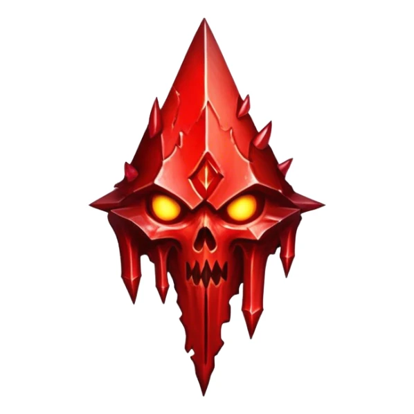 blood shard diablo sticker