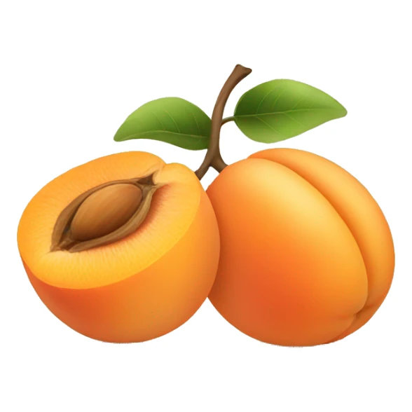 Apricot sticker
