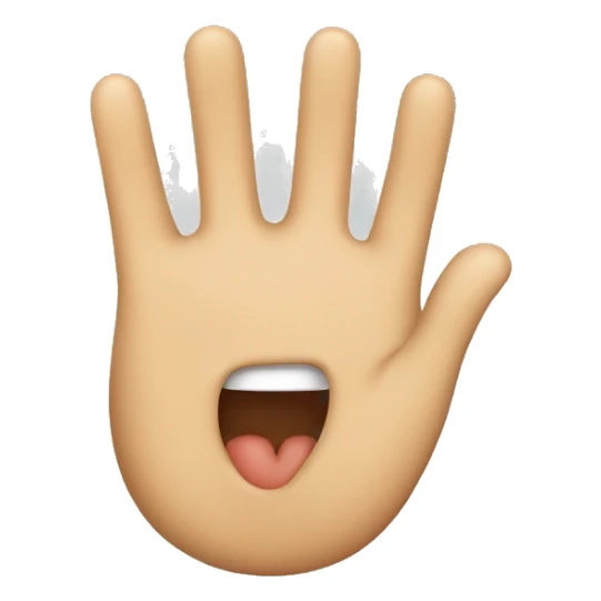 clicking fingers face emoji sticker