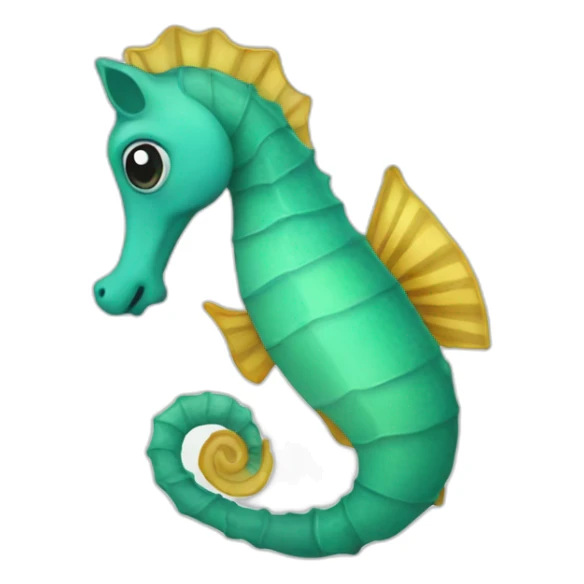 sea horse sticker