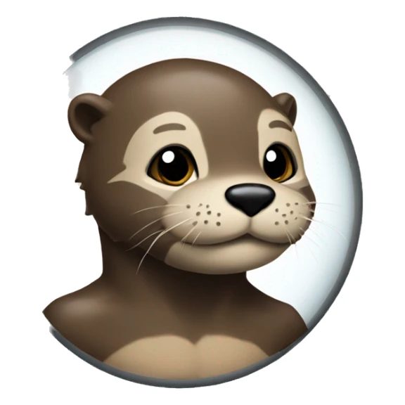 Otter on the tv show survivor with a buff on sticker