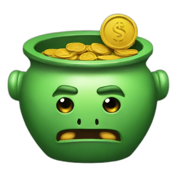 Pot Of Greed sticker