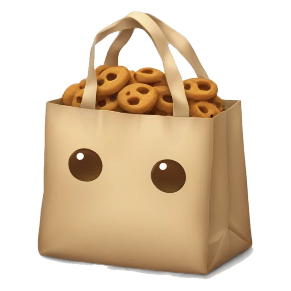 bag of treats for dog sticker