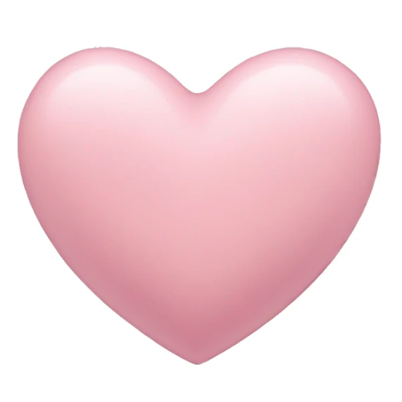 pastel pink heart sticker