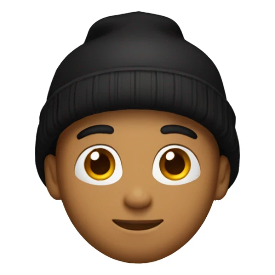 guy with black beanie,black hat,and a mone bag on his shoulder sticker