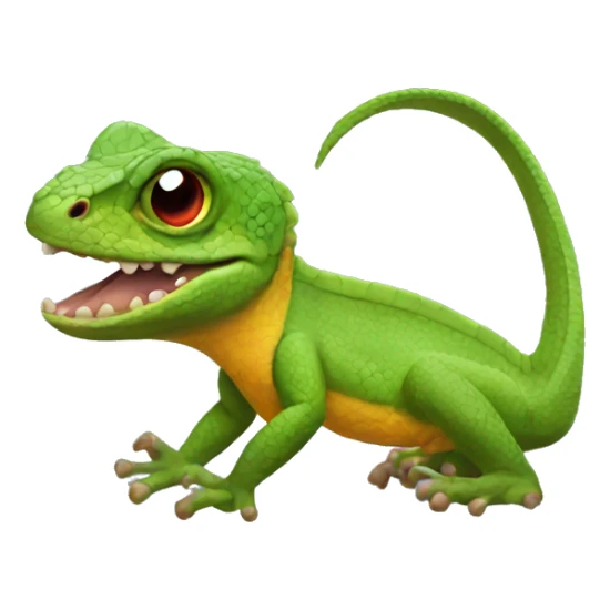 Puerto Rican Racer lizard sticker
