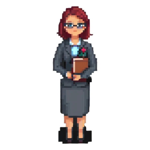 teacher standing sticker