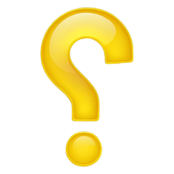 glowing question mark with black background and the question mark glows or is lit up like a light.  not too bold. sticker