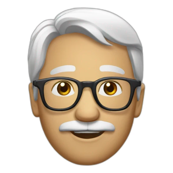 Un lyncornis avec des lunettes sticker