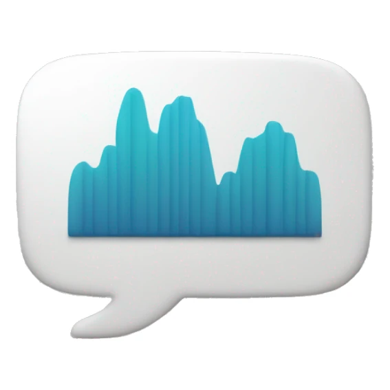 Imagine an emoji where the upward-trending graph is integrated within the speech bubble, symbolizing the fusion of financial insights and messaging communication. sticker