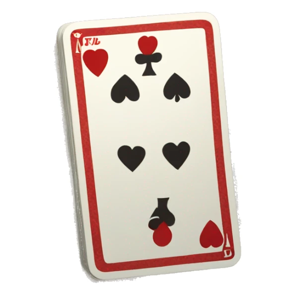 jack of hearts playing card sticker