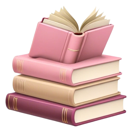 books, make them light pink and beige pls sticker