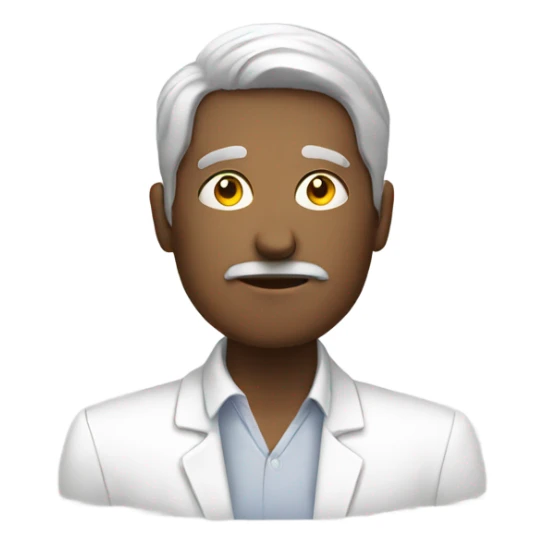 Man standing in the bathroom smoking sticker