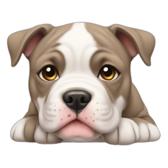 american bully puppy sticker