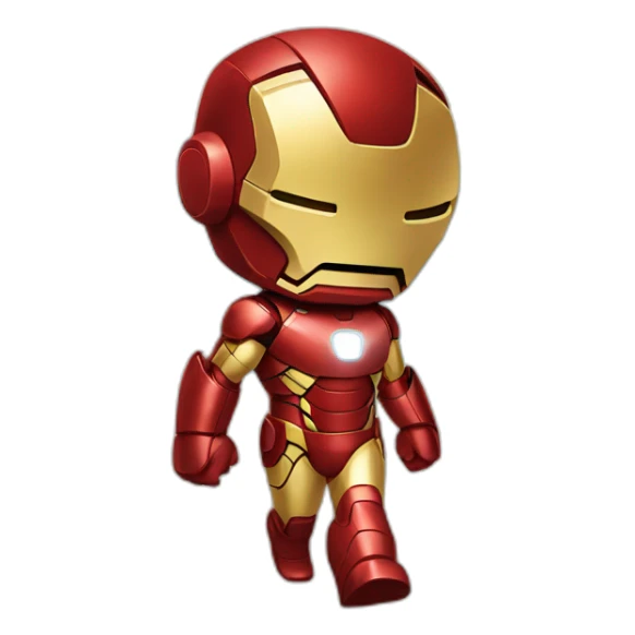 Iron Man with swimsuits going to the beach sticker