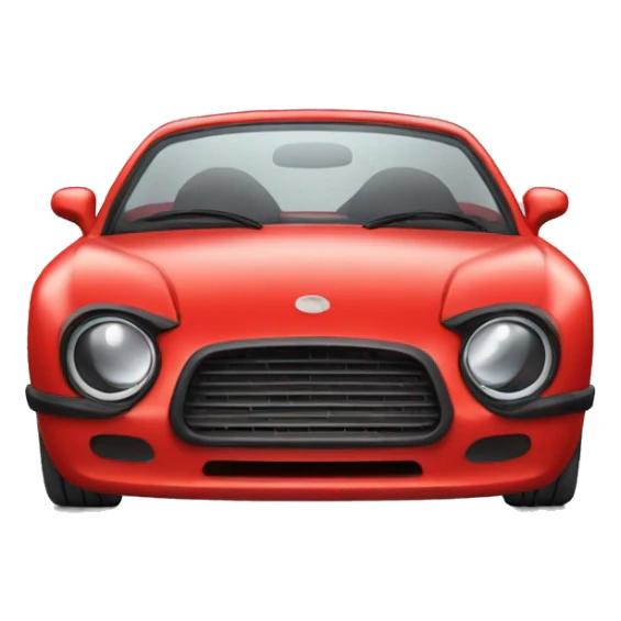 red sports car with spoiler sticker