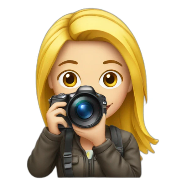 Photographer girl  sticker