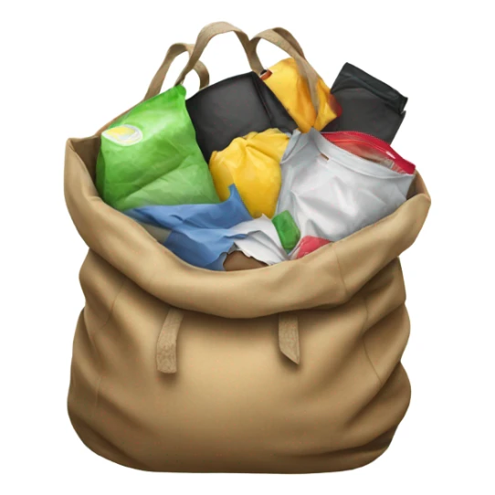 messy bag sticker