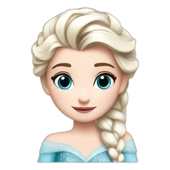 Elsa cute sticker