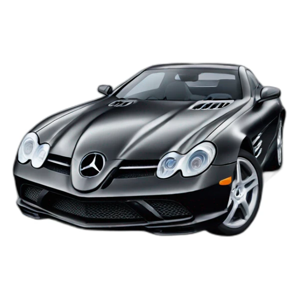 Mercedes slr black sticker