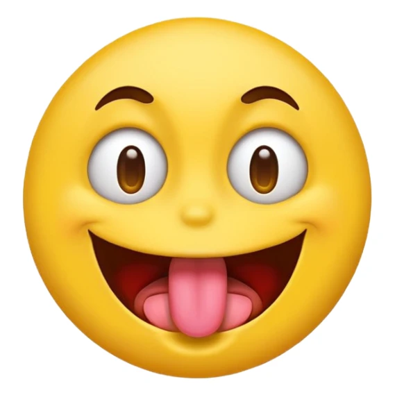 dizzy emoji with tongue out  sticker