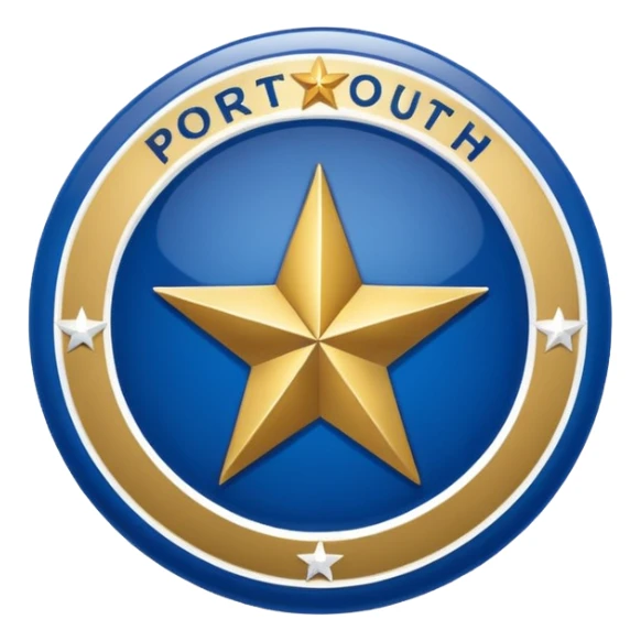 portsmouth fc badge sticker