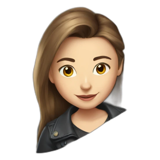 elon musk as girl sticker