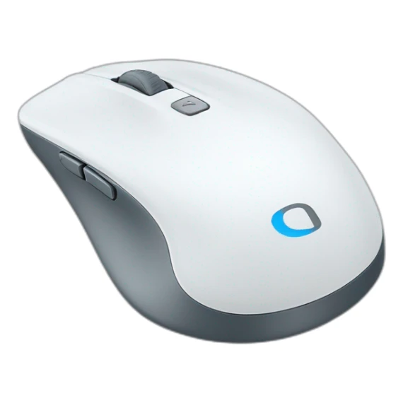 une souris logitech blanche avec le logo paypal sur le cotter sticker