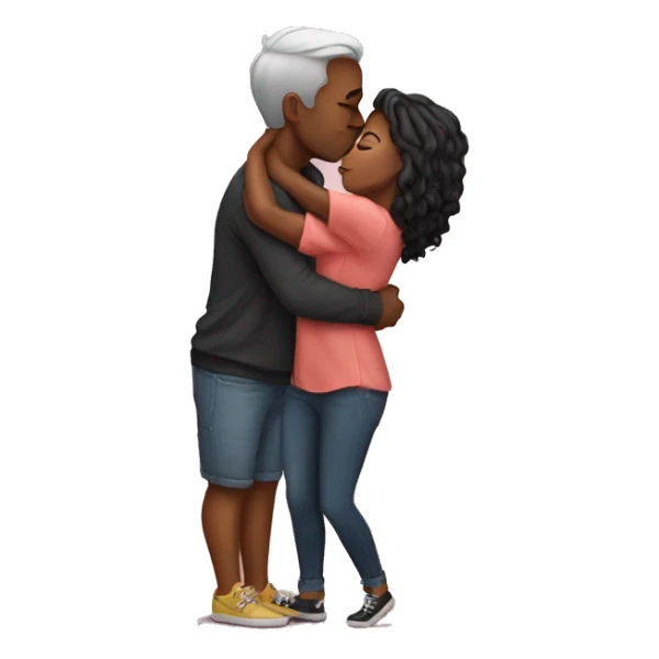 Kiss with my love sticker