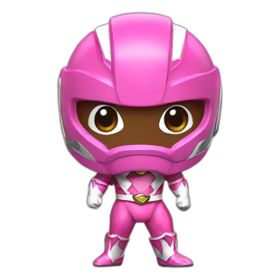 male pink power ranger sticker