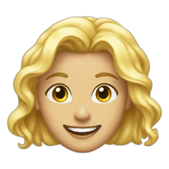 Zineb est grosse et blonde jolie sourire  sticker