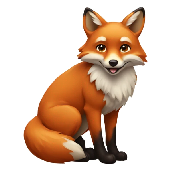 Fox sticker
