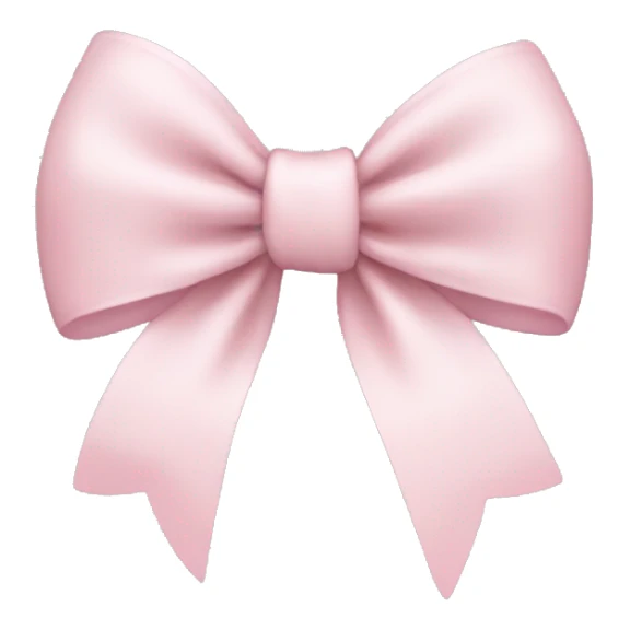 Light pink bow sticker